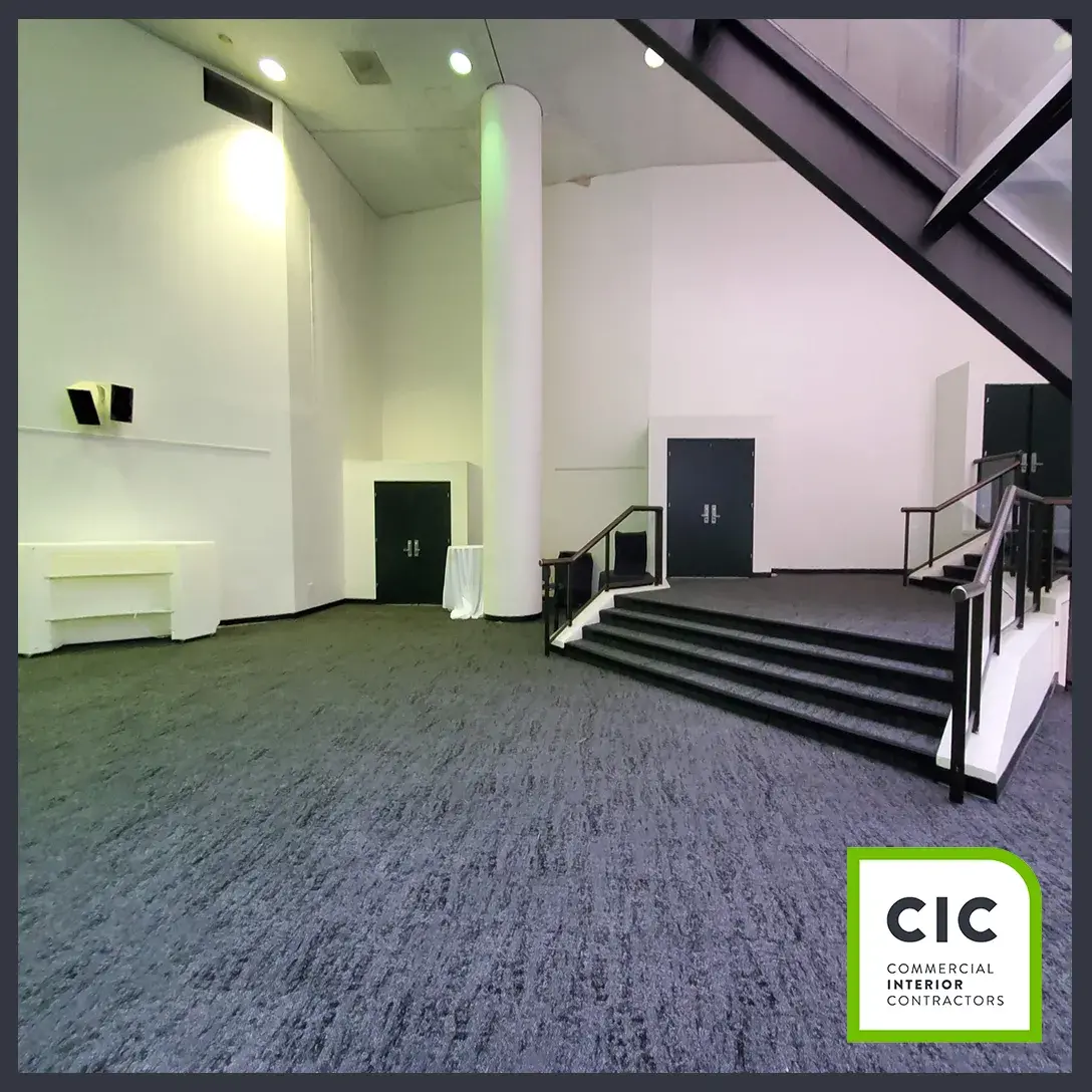 james l knight center flooring by cic